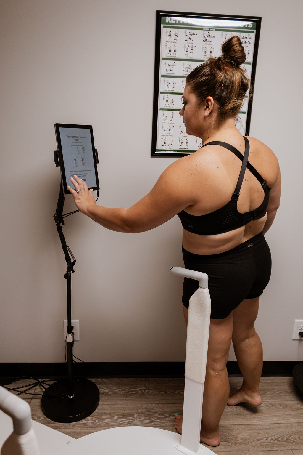 Client using Fit3D scanner interface