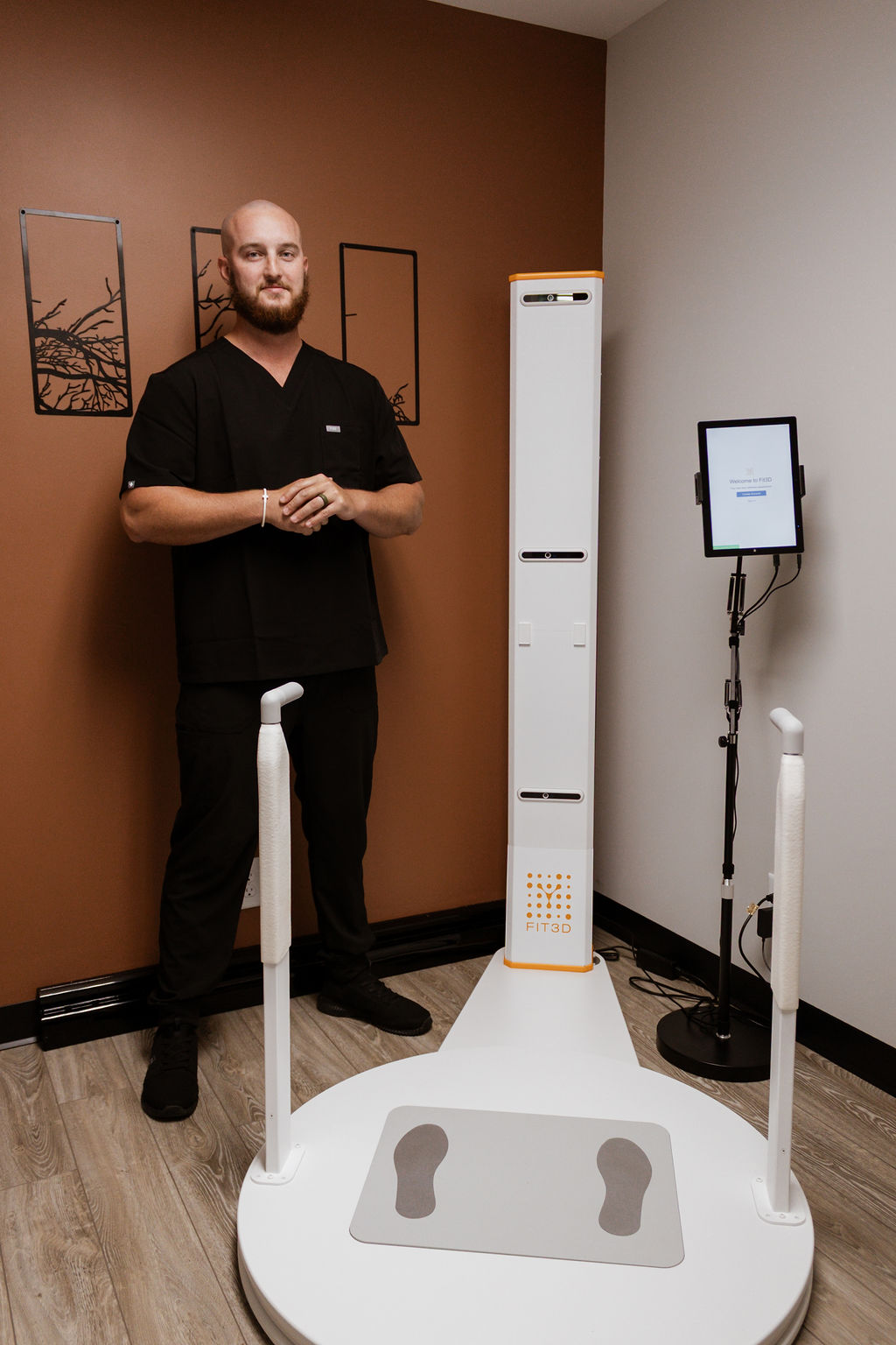 Bryce with Fit3D scanner equipment